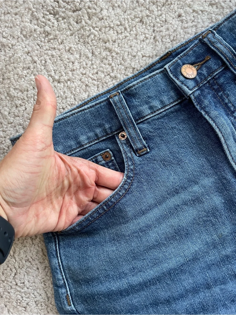 J. Crew Denim High-Rise Frayed 4